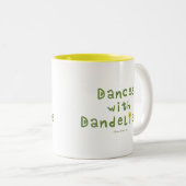 Dances met Dandelions Tweekleurige Koffiemok (Voorkant rechts)