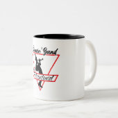 Dancin' Band uit Falcon Land Tweekleurige Koffiemok (Voorkant rechts)