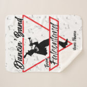 Dancin' Band uit Falconland gepersonaliseerd Sherpa Deken (Voorkant (horizontaal))