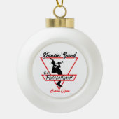 Dancin' Band van Falcon Land Custom Name Keramische Bal Ornament (Voorkant)