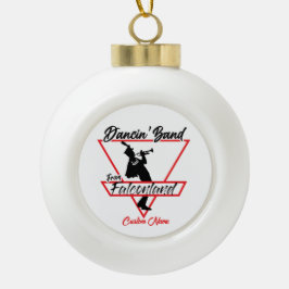 Dancin' Band van Falcon Land Custom Name Keramische Bal Ornament