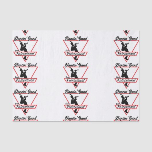 Dancin' Band van Falconland Tissue Paper Tissuepapier (Voorkant)