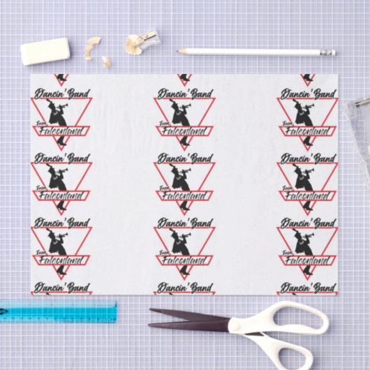 Dancin' Band van Falconland Tissue Paper Tissuepapier (Craft)