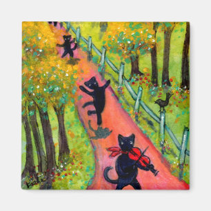 Dancin' Cats Magneet
