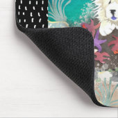 DANCIN MET DE KNOP STARZ-crème - Mousepad Muismat (Hoek)