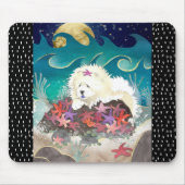 DANCIN MET DE KNOP STARZ-crème - Mousepad Muismat (Voorkant)