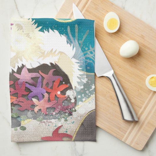 DANCIN MET DE STARZ Cream Chow - Keukenhanddoek (Quarter Fold)