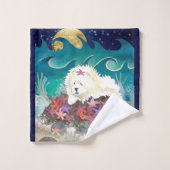 DANCIN MET DE STARZ crème chow handdoek set (Wasdoekje)