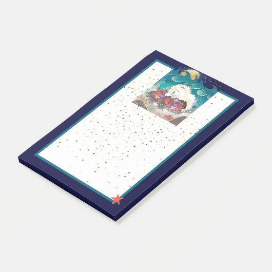 DANCIN MET DE STARZ-crème-show Post-It Notes (Schuin)