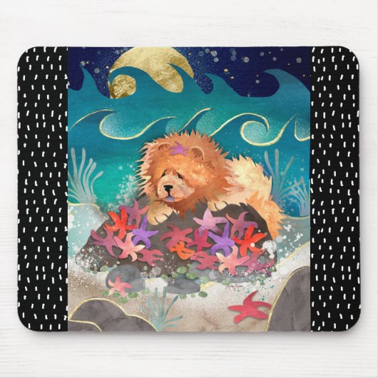 DANCIN MET DE STARZ-KNOOP - Mousepad Muismat (Voorkant)