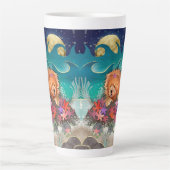 DANCIN' MET DE STARZ Red Chow Latte Mok (Voorkant)