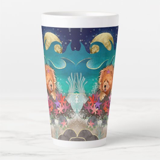 DANCIN' MET DE STARZ Red Chow Latte Mok (Voorkant)