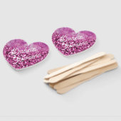 Dancin' Romancin' Roze Hart Handwaaier (Niet-gemonteerd)