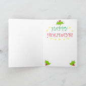 Dancin' Santa Feestdagen Kaart (Binnen)