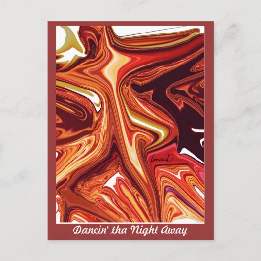 Dancin' tha Night     AwayPostcard Briefkaart (Voorkant)