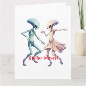 Dancing Aliens Kaart (Voorkant)