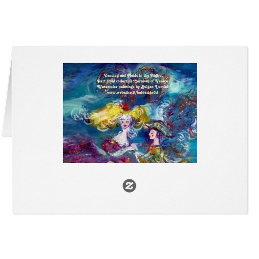 DANCING AND MUSIC IN THE NGHT,Venetian Masquerade (Achterkant Horizontaal)