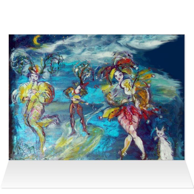 DANCING AND MUSIC IN THE NGHT,Venetian Masquerade (Binnen Horizontaal (Boven))
