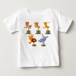 Dancing Animals Peuter Fine Jersey T-shirt