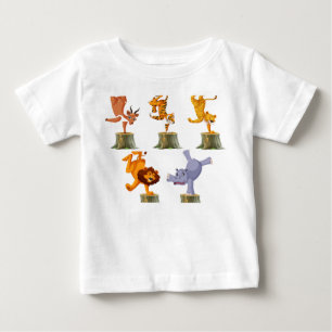 Dancing Animals Peuter Fine Jersey T-shirt