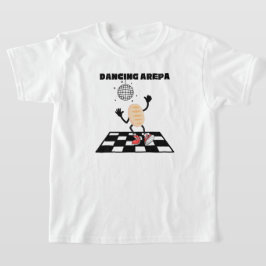 Dancing Arepa Grappig Tweetalig Venezolaans Arepa T-shirt