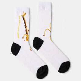 DANCING AROUND BAD STUFF GIRAFFE beroemd gemaakt d Sokken