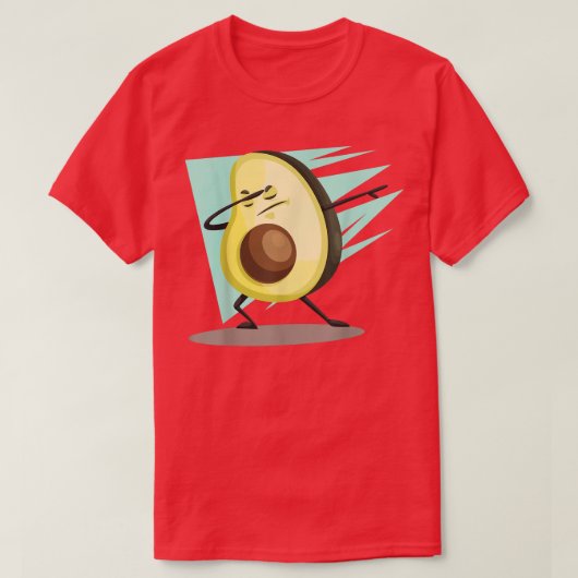 Dancing Avocado Lovers Dab Avocado Dabbing Avocado T-shirt (Design voorkant)