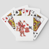 Dancing Aztec shaman-krijger Speelkaarten (Achterkant)