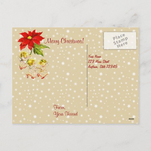 Dancing Baby Angels  Briefkaart (Achterkant)