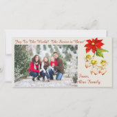  Dancing Baby Angels Fotokaart Feestdagenkaart (Voorkant)