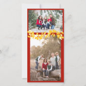  Dancing Baby Angels Fotokaart Feestdagenkaart (Achterkant)