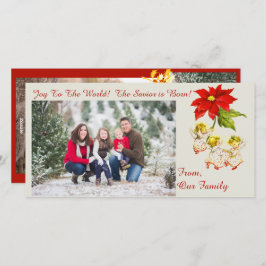  Dancing Baby Angels Fotokaart Feestdagenkaart