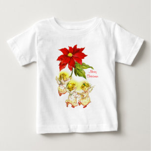 Dancing Baby Angels Kerst Baby Shirt