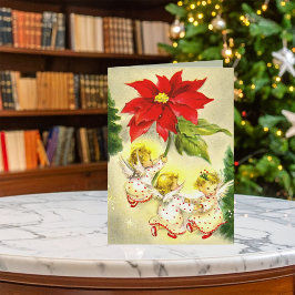 Dancing Baby Angels Wenskaart Feestdagen Kaart