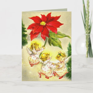 Dancing Baby Angels Wenskaart Feestdagen Kaart