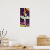 Dancing Ballerina Fine Art Poster (Keuken)