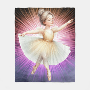 Dancing Ballerina Fleece Deken