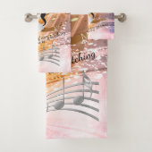 Dancing Ballerina Girl - Dance Bad Handdoek (Insitu)