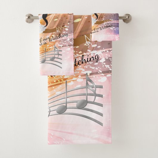 Dancing Ballerina Girl - Dance Bad Handdoek (Insitu)