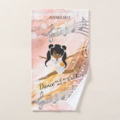 Dancing Ballerina Girl - Dance Bad Handdoek (Handdoek)
