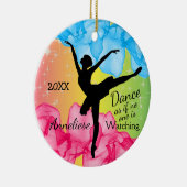 Dancing Ballerina Keramisch Ornament (Rechts)