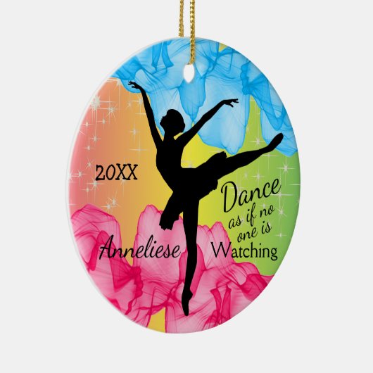 Dancing Ballerina Keramisch Ornament (Rechts)