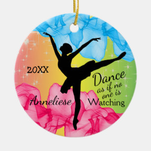 Dancing Ballerina Keramisch Ornament