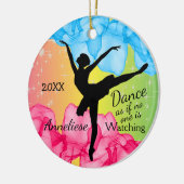 Dancing Ballerina Keramisch Ornament (Links)