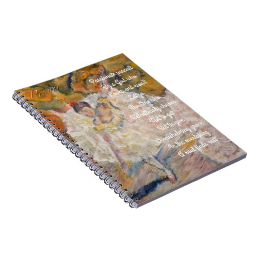 Dancing Ballerina prayer journal Notitieboek (Rechterzijde)