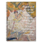 Dancing Ballerina prayer journal Notitieboek (Voorkant)