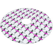 Dancing Ballerinas Ballet Dance Teacher Studio Kerstboom Rok (Gekanteld)