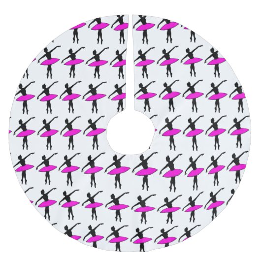 Dancing Ballerinas Ballet Dance Teacher Studio Kerstboom Rok (Voorkant)