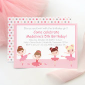 Dancing Ballerinas Birthday Kaart