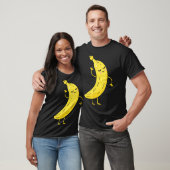 Dancing Banana Funny Cartoon Design T-shirt (Unisex)